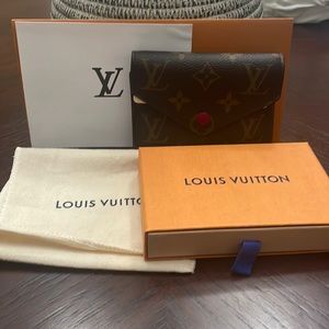 Louis Vuitton Monogram Victorine Wallet (Fuchsia)